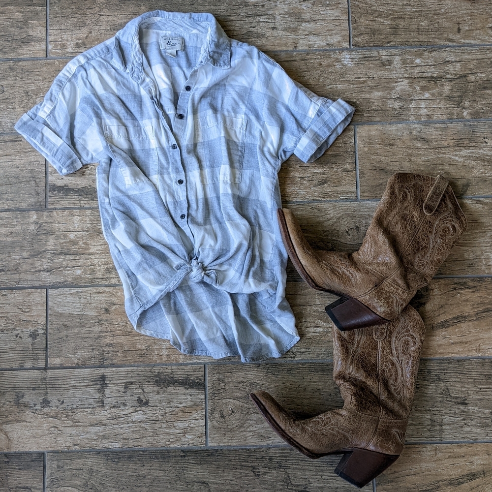 Bass Short Sleeved Flannel Shirt
